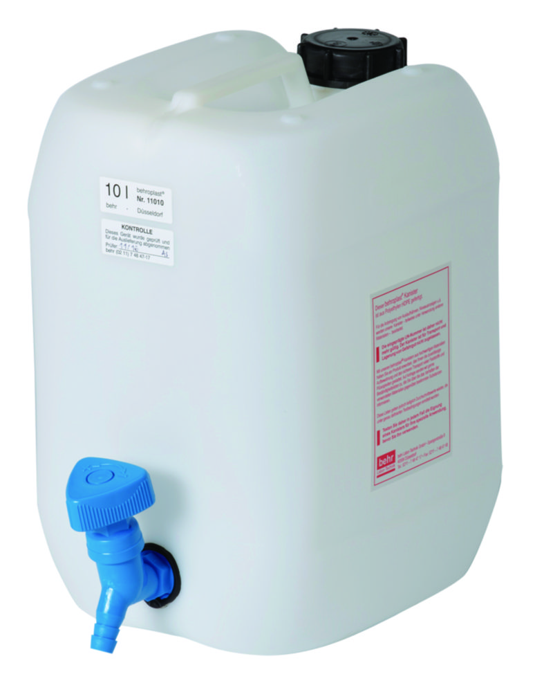 Dunk, PE, firkantet, med hane, 20 liter