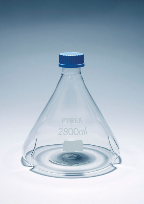 Fernbach kolbe, GL45 gevind, 2800 ml, 2-pak