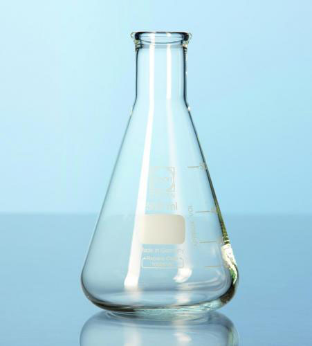 Erlenmeyerkolbe, kraftig, med smal hals, 25 ml