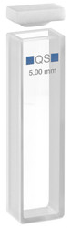 Makro-kuvette, absorption, kvarts, 5 mm, 1750 µl