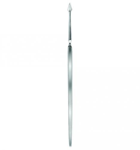Dissekteringsnål, metal, lancet-formet, 140 mm