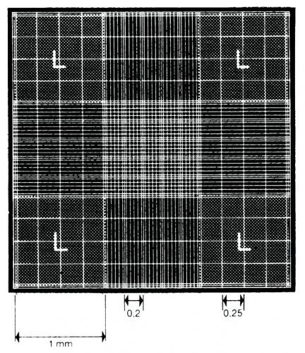 Tællekammer, Neubauer improved, bright line