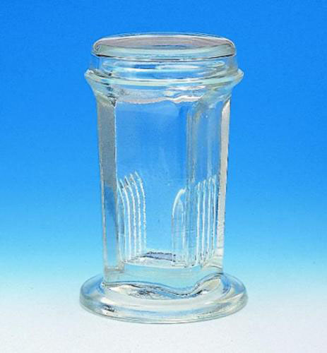 Farveskål, glas, Coplin, Ø45x105 mm