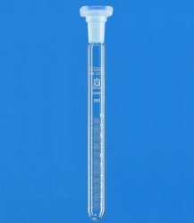 Reagensglas m/inddeling og prop, Ø19x220 mm, 30 ml