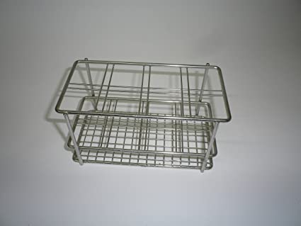 Trådstativ, rustfrit stål, 12 (2 x 6) rør Ø30 mm