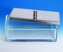 [9200114] Instrumentboks, glas, m. låg, 120 x 60 x 40 mm