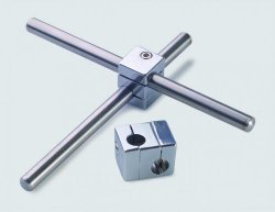 Krydsmuffe, stål, til 12 mm stang