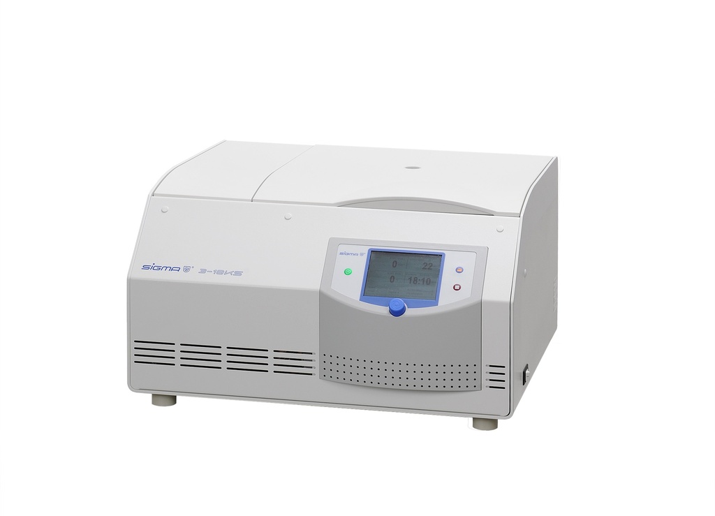 Centrifuge Sigma 3-18KS med køl, 4x400 ml u/rotor