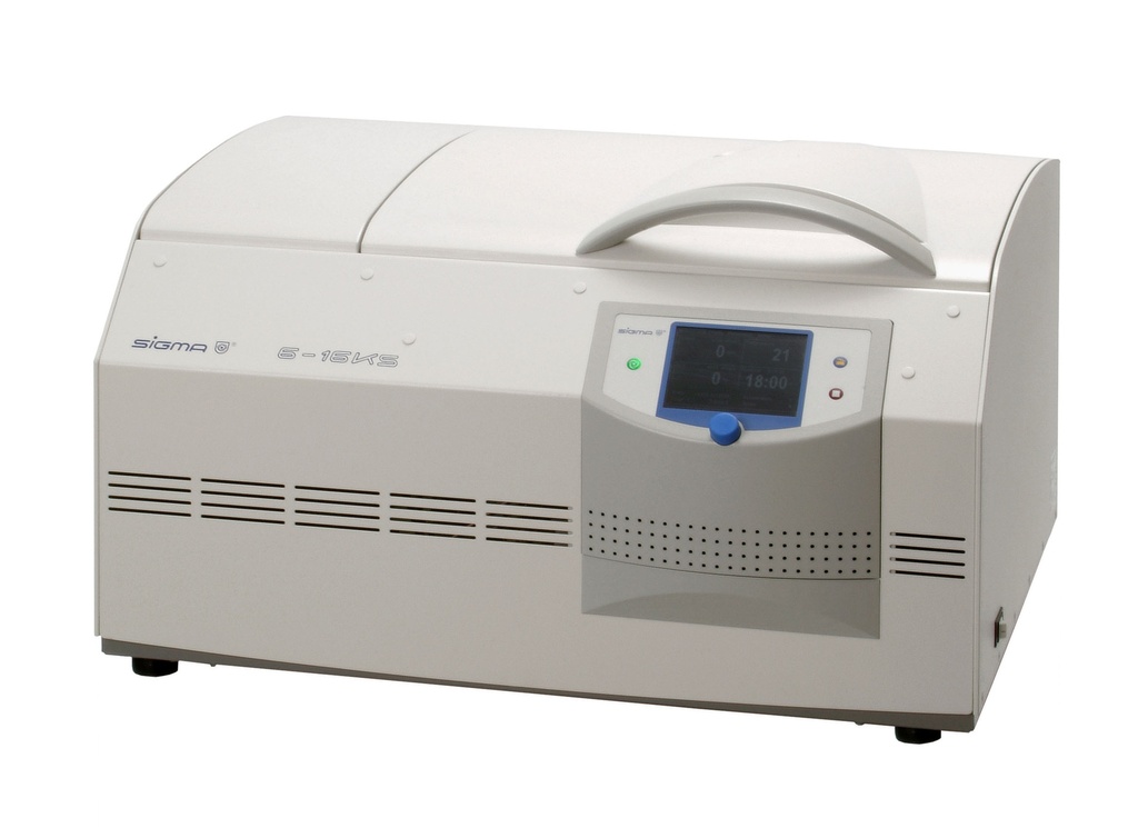 Centrifuge Sigma 6-16KS med køl, 4x1000 ml u/rotor