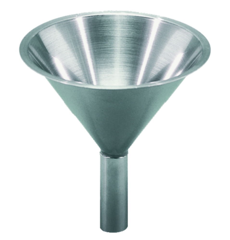 [9251230] Pulvertragt i rustfrit stål, Ø125 mm, rør Ø20 mm