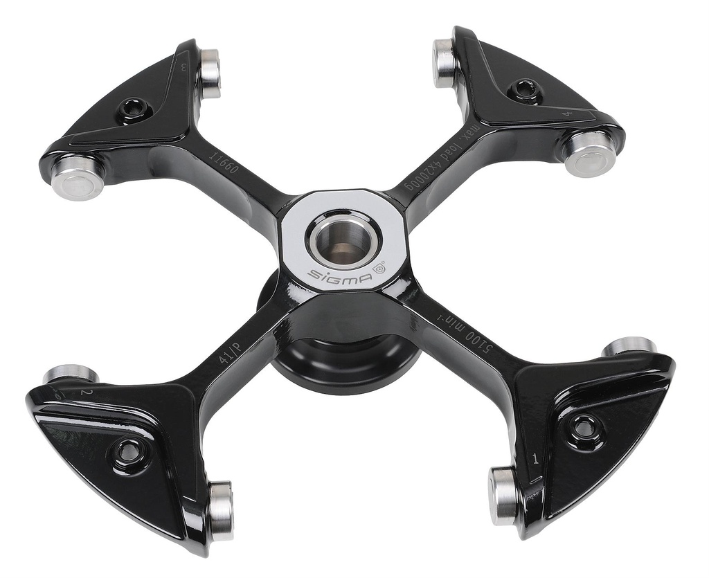 [2211660] Udsvingsrotor Basis til 4 buckets, rustfrit stål
