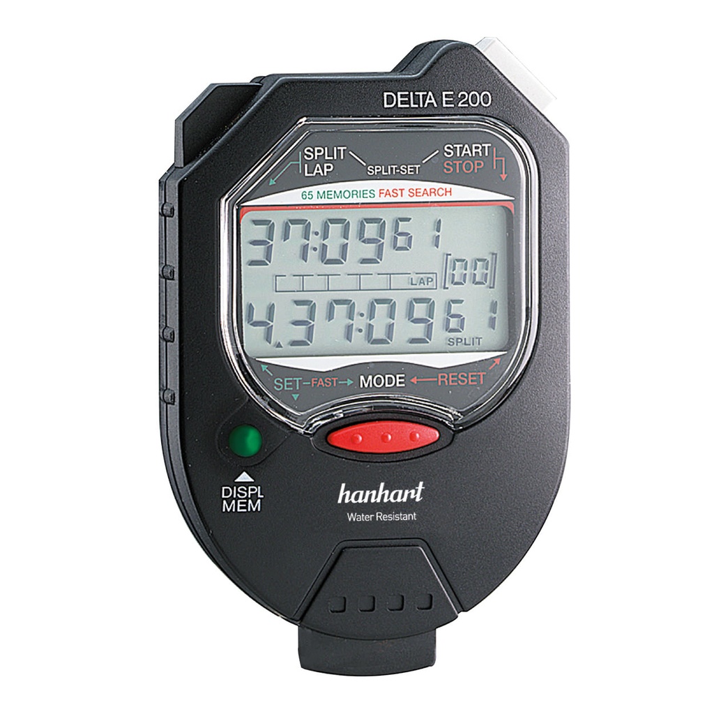[9262530] Stopur, Delta E 200, LCD-display, sort