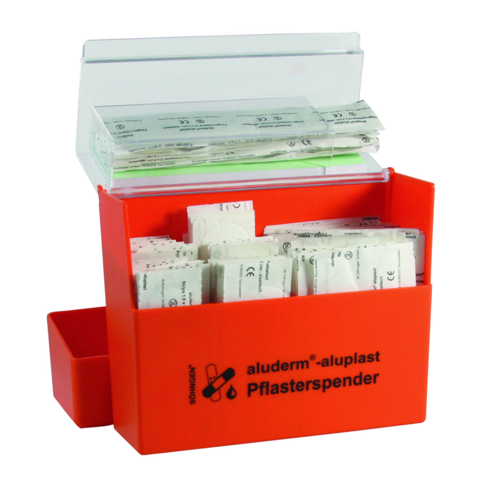 Plaster-dispenser aluderm-aluplast, W. Söhngen, til 115 plastre
