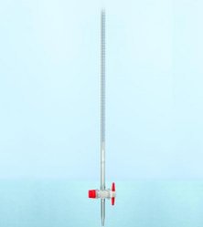 [9270921] Burette kl. AS, lige PTFE-hane, DURAN, 10:0,02 ml