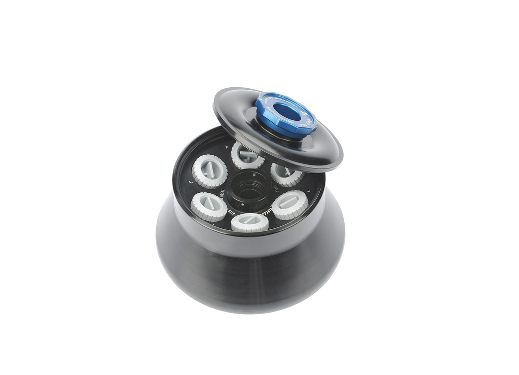 [2212265] Vinkelrotor til 6 x 94 ml, Biosafe med certifikat