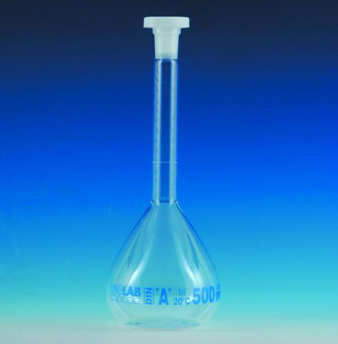 [9276605] Målekolbe, klasse A, med NS14 PE prop, 50 ml