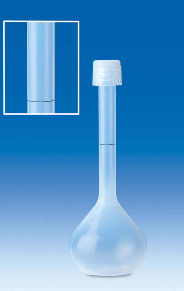 [9276919] Målekolbe 10 ml, PFA, kl. A, skruelåg