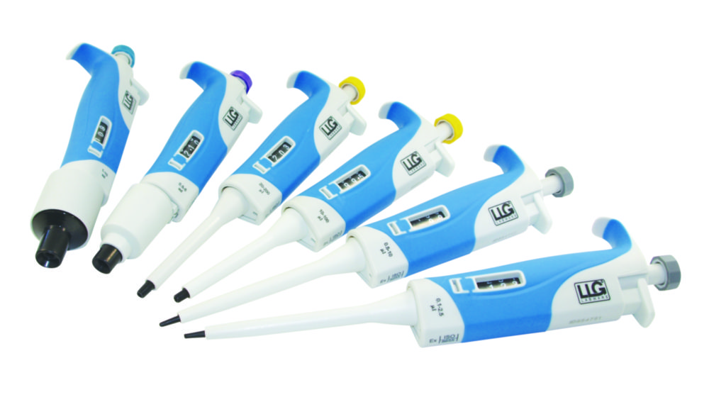 [9280004] Pipette, LLG, variabel, gul, 1 kanal, 20 - 200 µl