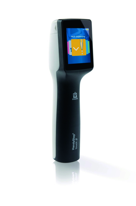 Repetitionspipette, Brand HandyStep touch S, 1 µL - 50 mL, sort
