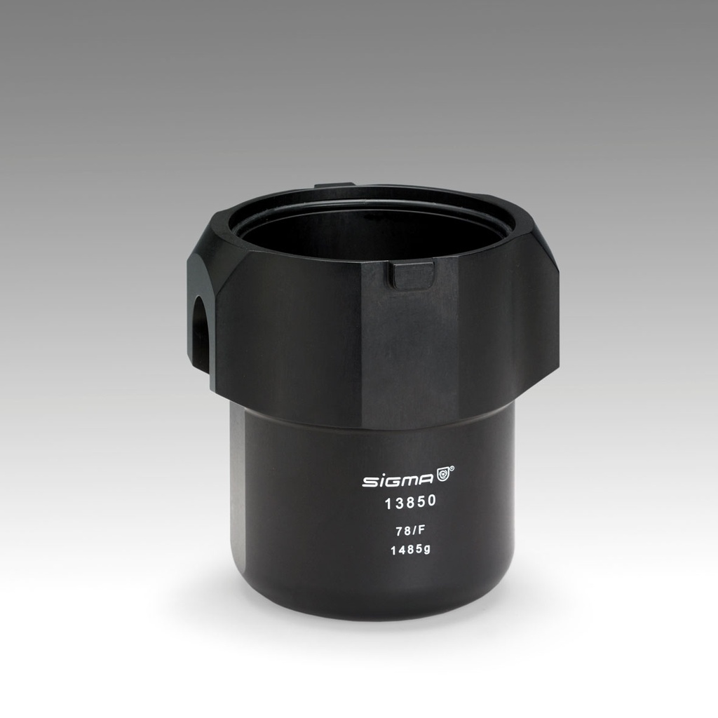 [2213850] Rund bucket 13850 til Sigma centrifuger, 1x1500ml