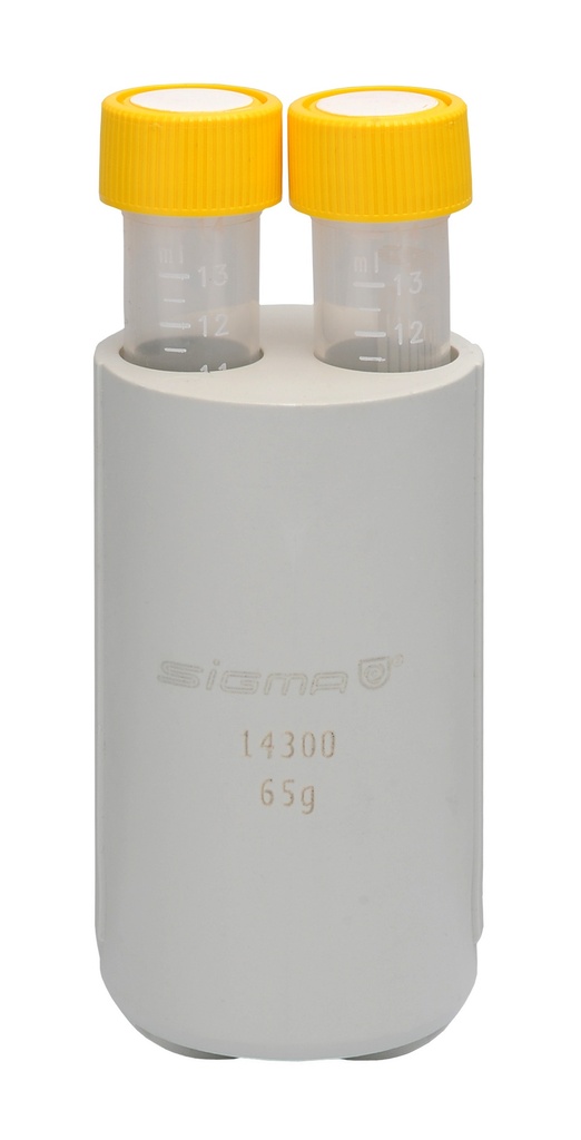 [2214300] Adapter til 2 x 15 ml konisk rør