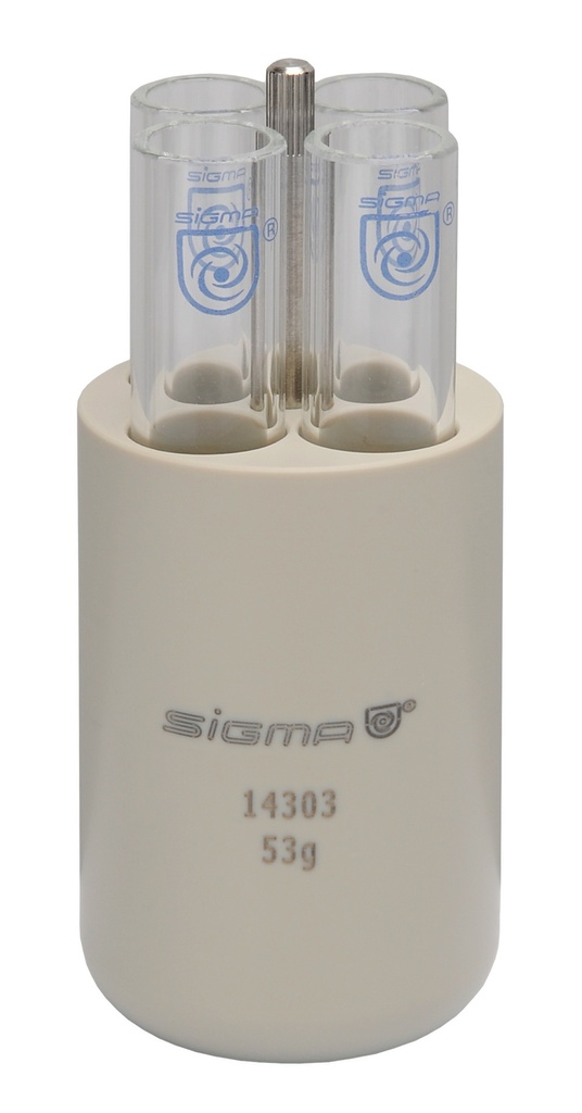 [2214303] Adapter til 4 x 10-15 ml rør, Ø16,2 x 80 - 110 mm