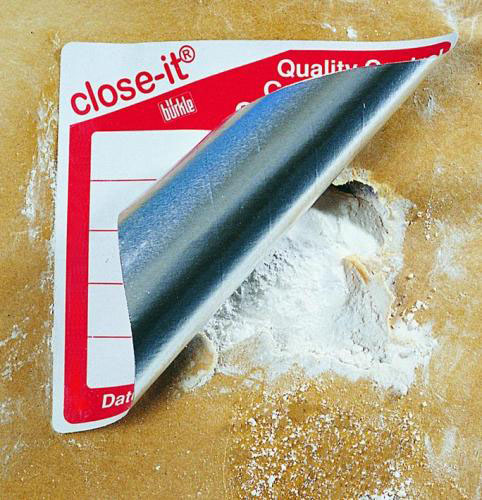 [9303995] "Close-it" Food tape, 150 mm x 50 m, hvid