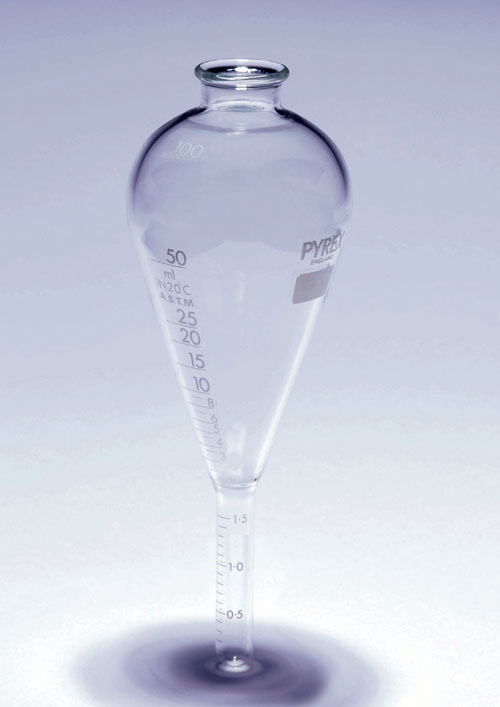 [9315265] Centrifugerør Pyrex®,pæreform,halsdiam.:17mm,100ml