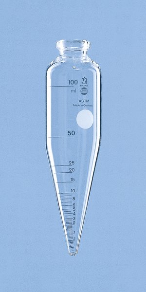 [9315820] ASTM centrifugerør, konisk, Ø44 x 167 mm, 100 ml