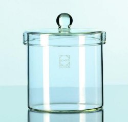 [9318221] Cylinderglas, DURAN,  m/knoplåg, 210 x 210 mm