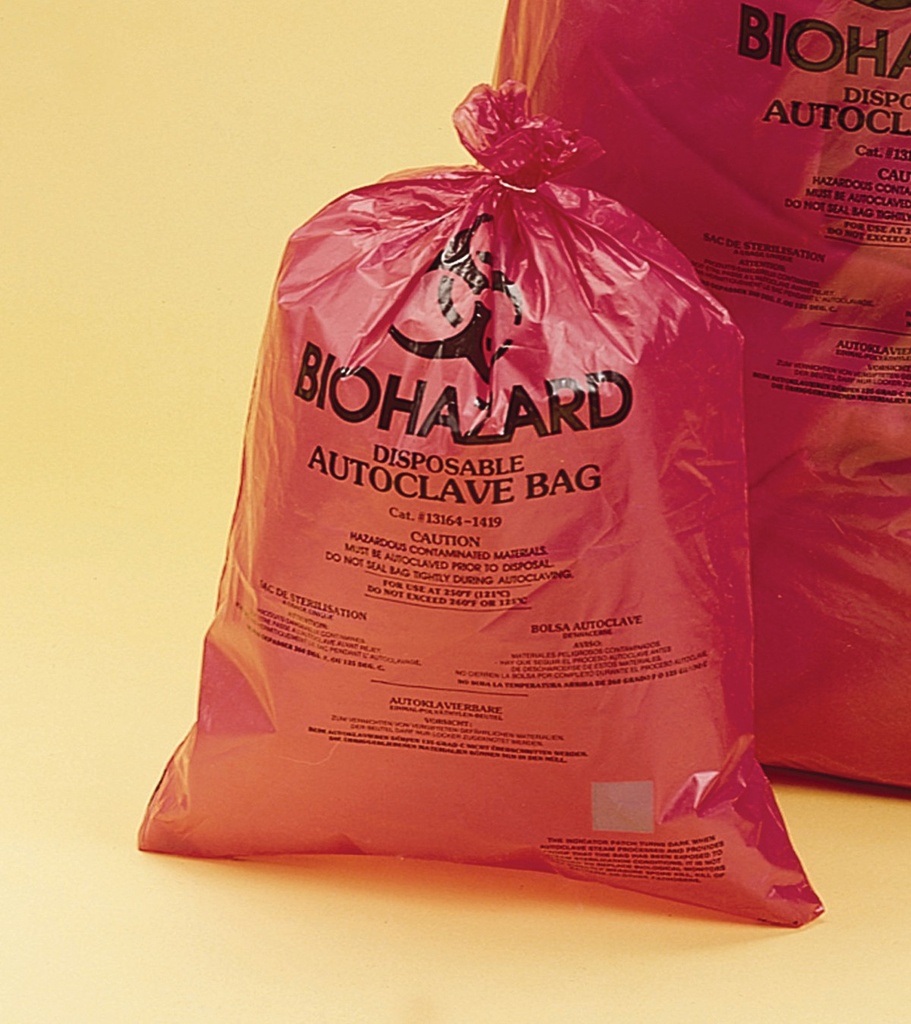 Affaldsposer, BEL-ART Biohazard, stærke, 480x580 mm