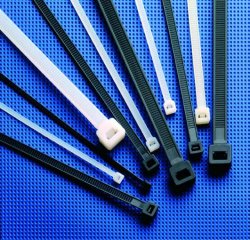 Strips 200 x 2,6 mm, hvid nylon