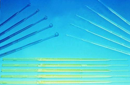 Podenåle med øje, PS, klare, sterile, 1 µl