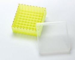 Opbevaringsæske, PP, gul, til 1,5ml vials