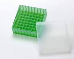 Opbevaringsæske, PP, grøn, til 1,5 ml vials