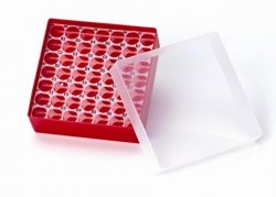 [9405756] Opbevaringsæske, PP, rød, til 4 ml vials, ND13