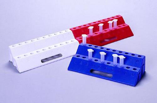 Holder til 20 x 1,5/2,0 ml mikrorør, blå