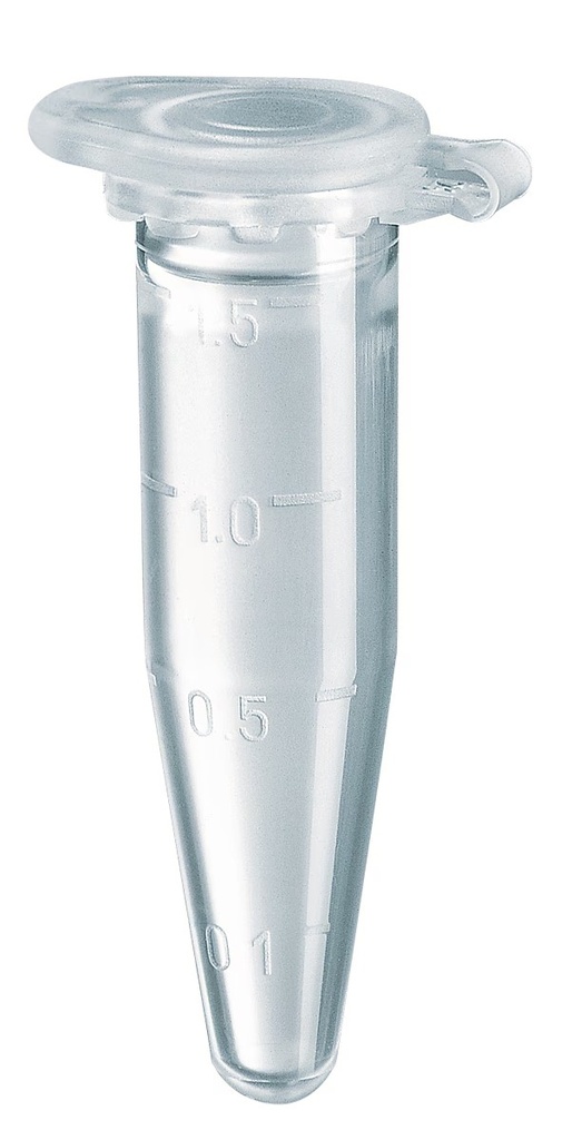 Mikrocentrifugerør 3810, Eppendorf, klar, 1,5 ml