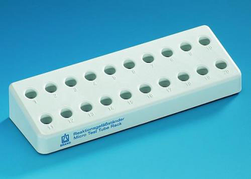 Holder, PP, til 20 rør 1,5-2,0 ml mikrorør