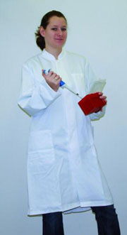 Laboratoriekittel, BP Med & Care 1654, 35 % cotton, 65% PES, str. XS