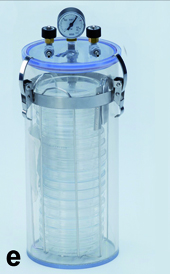 Anaerob beholder, "crystal", PC, 3 L