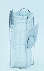 Rack til anaerobe beholdere, 10 x Ø150mm petriskål
