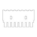 [9584655] Kam til 9 brønde, MS7-8-1, 1 mm tyk