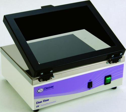 UV-transilluminator, 254/365 nm, 6x8W, 21 x 21 cm