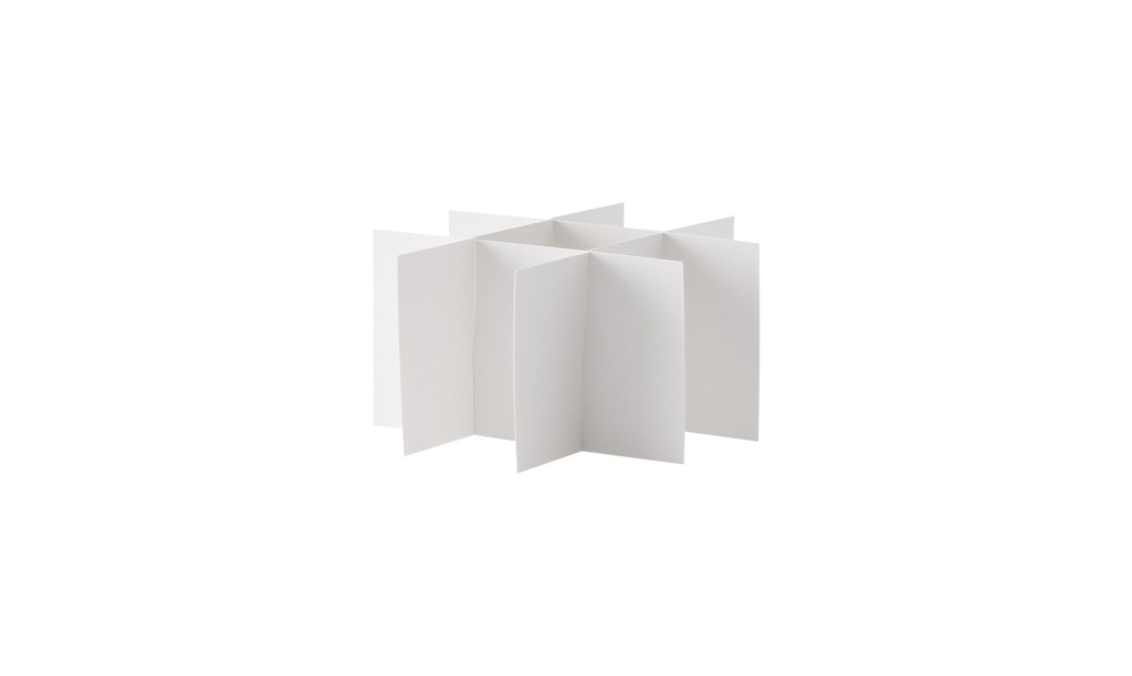 Ruminddeler, TENAK, 133 x 133 mm, 65 mm høj, 7 x 7 rum