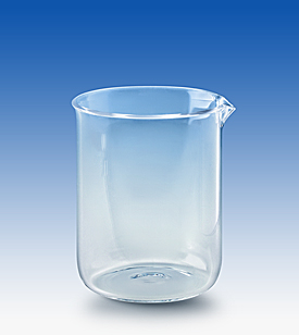 Bægerglas, lav form, uden inddeling, 10 ml
