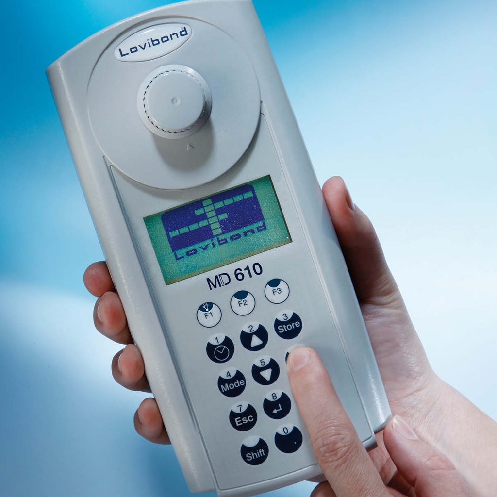 Fotometer, Lovibond MD 610 med standard-tilbehør i æske