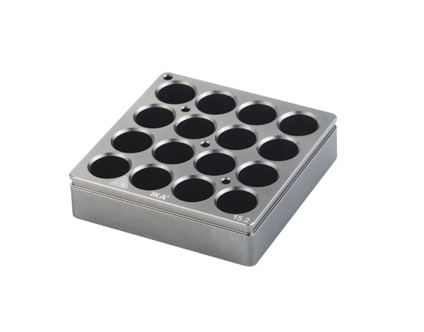 Blok til magnetomrører H 135.101, 16 x 4 ml, Ø15,2 mm
