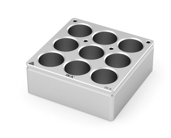 Blok til magnetomrører H 135.103, 9 x 16 ml