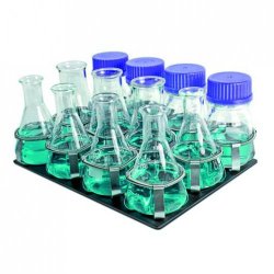 Platform P12-100 med klemmer for 12x100 ml kolber